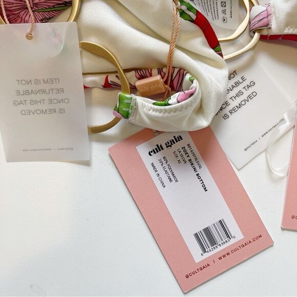 CULT GAIA Set Zoey Top & Bottom Bikini in Size XL - Picture 6 of 9